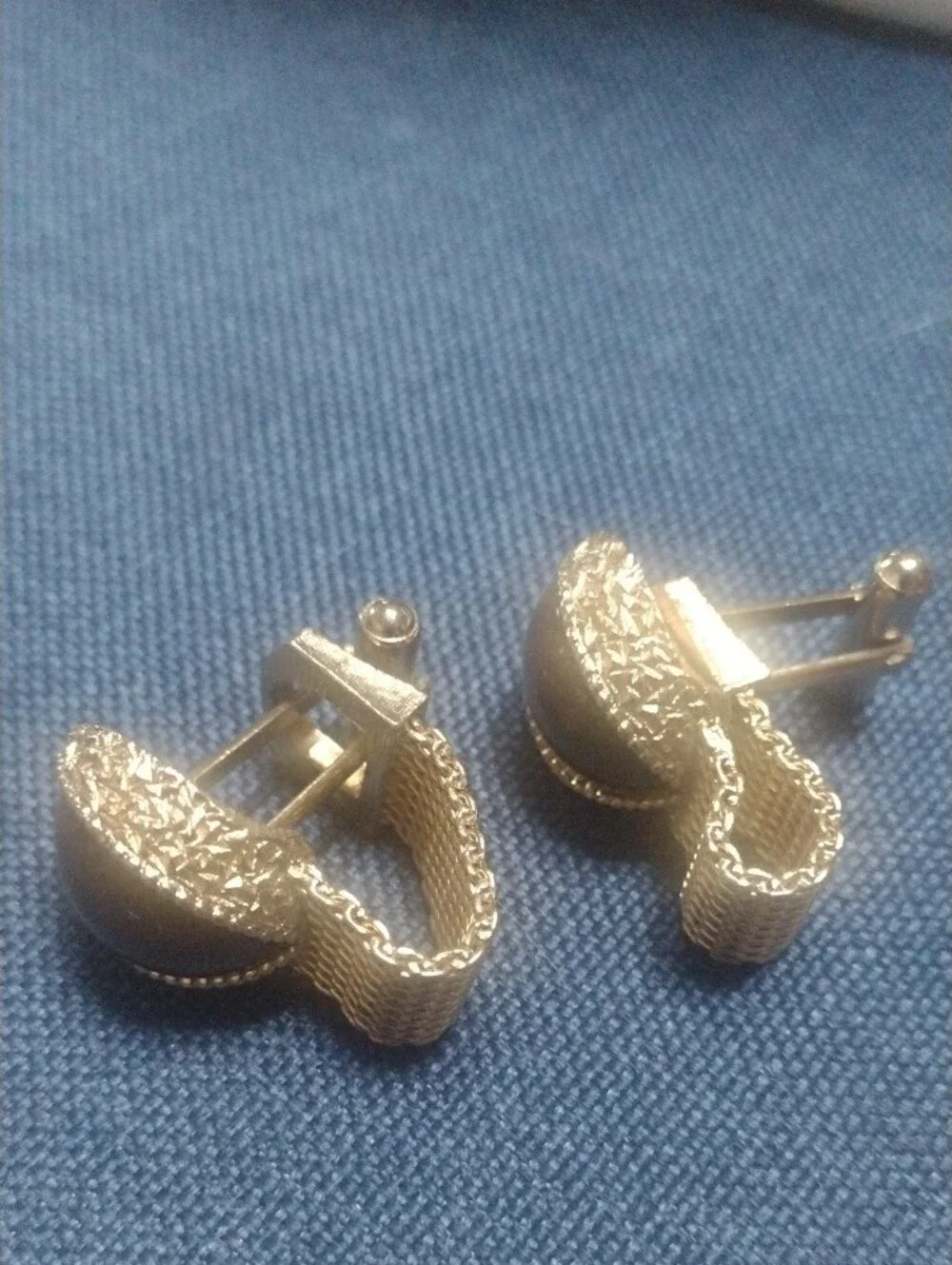 Set Of Three Vintage Cufflinks for Men